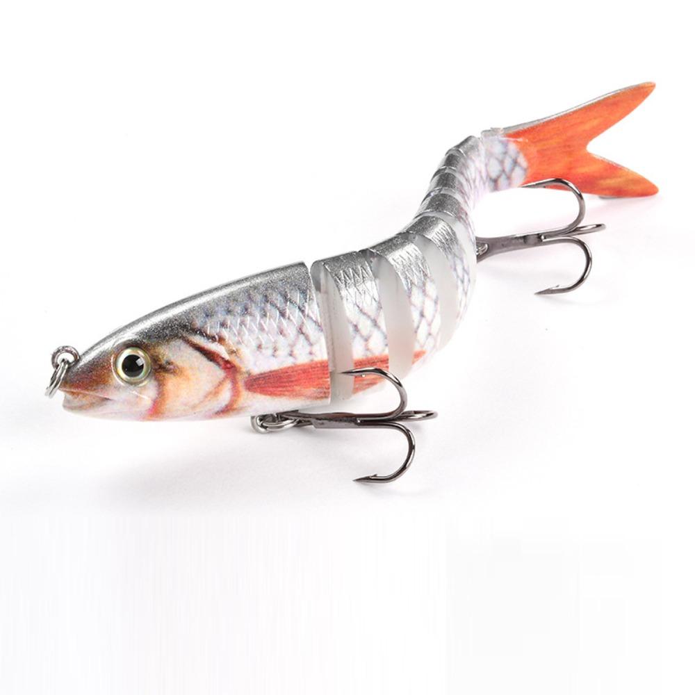 8 Segments 10cm Sinking Wobblers Vibrating Jointed Crankbait Prmeium Hard Vibrating Lures  Trolling