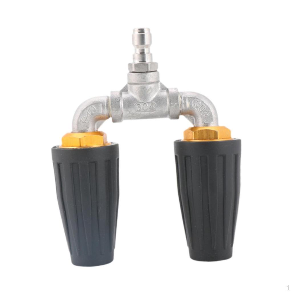 1/4 Inch Quick Connect Nozzle for Pressure Washer with Rotating Function Garden and Floor Use