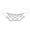 Pearl Rhinestone Mask Mesh Ear Hanging Face Decoration Party Prom Photo Shoot Stage