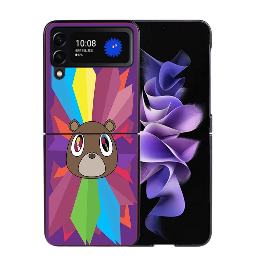 

Чехол для телефона Kanye West Ye Music для Samsung Z Flip 7 6 5G Galaxy Z Flip4 Z Flip5 Z Flip3 Coque Черный Жесткий Поликарбонатный Корпус Защитный Чехол Samsung Z Flip 7 5G