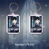 Xiao Yi Love Badge Keychain Set: Laser Ticket, Postcard, Bookmark - Fan-Made Anime Collectibles