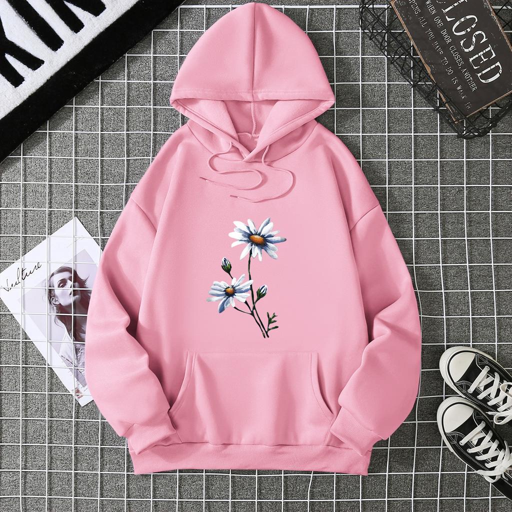 2025 Autumn and Winter New Fashion Women's Sweater Loose and Thin Hooded Top Women's Autumn and Winter Printing
