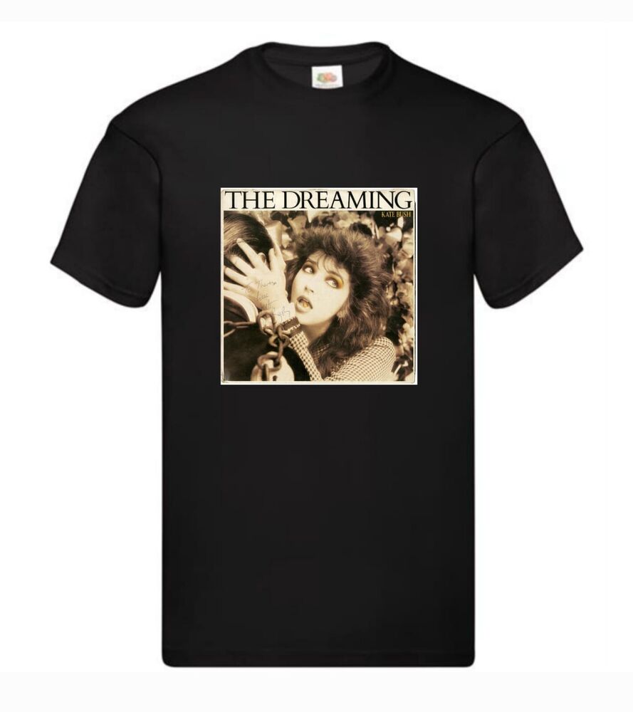 

Kate Bush The Dreaming In Packet доступна в черной или белой футболке унисекс
