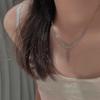 Exquisite European-American Adjustable Metal Rice Grain Necklace: Luxury Collarbone Chain