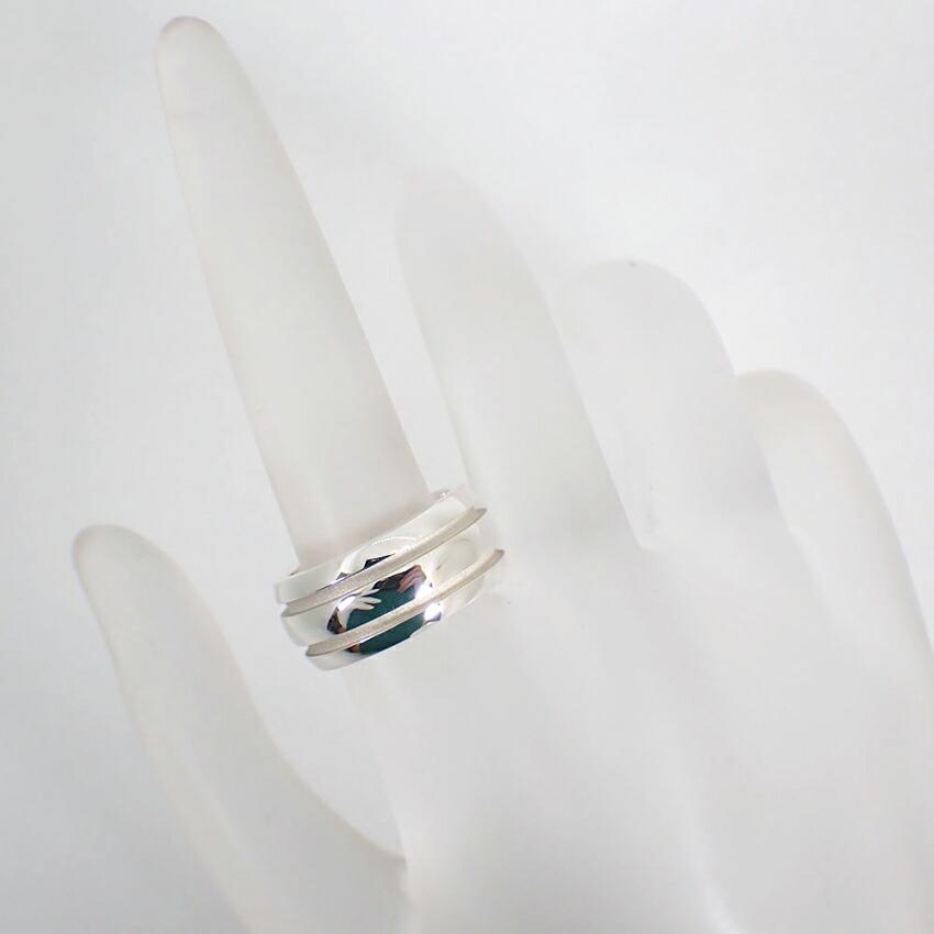 [Used] TIFFANY 925 Double Line Ring / Size 10 / j51-10