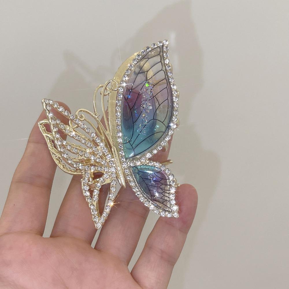 Metal Fashion Jewelry Head Delicate Hairpin Hair Clips Hair Accessories Butterfly Hair Claw