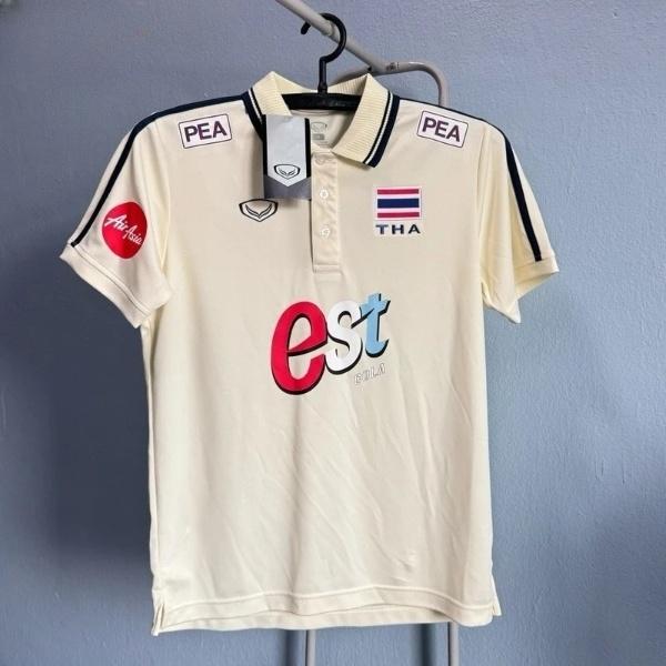 THAILAND National Volleyball Men Women Team 2024 JERSEY CHEER Fan Print Quick Dry Polo Shirt Short Sleeve Uniform Flag Logo Sport