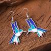 Hummingbird Pendant Women's Small, Exquisite and Versatile Bird Earrings