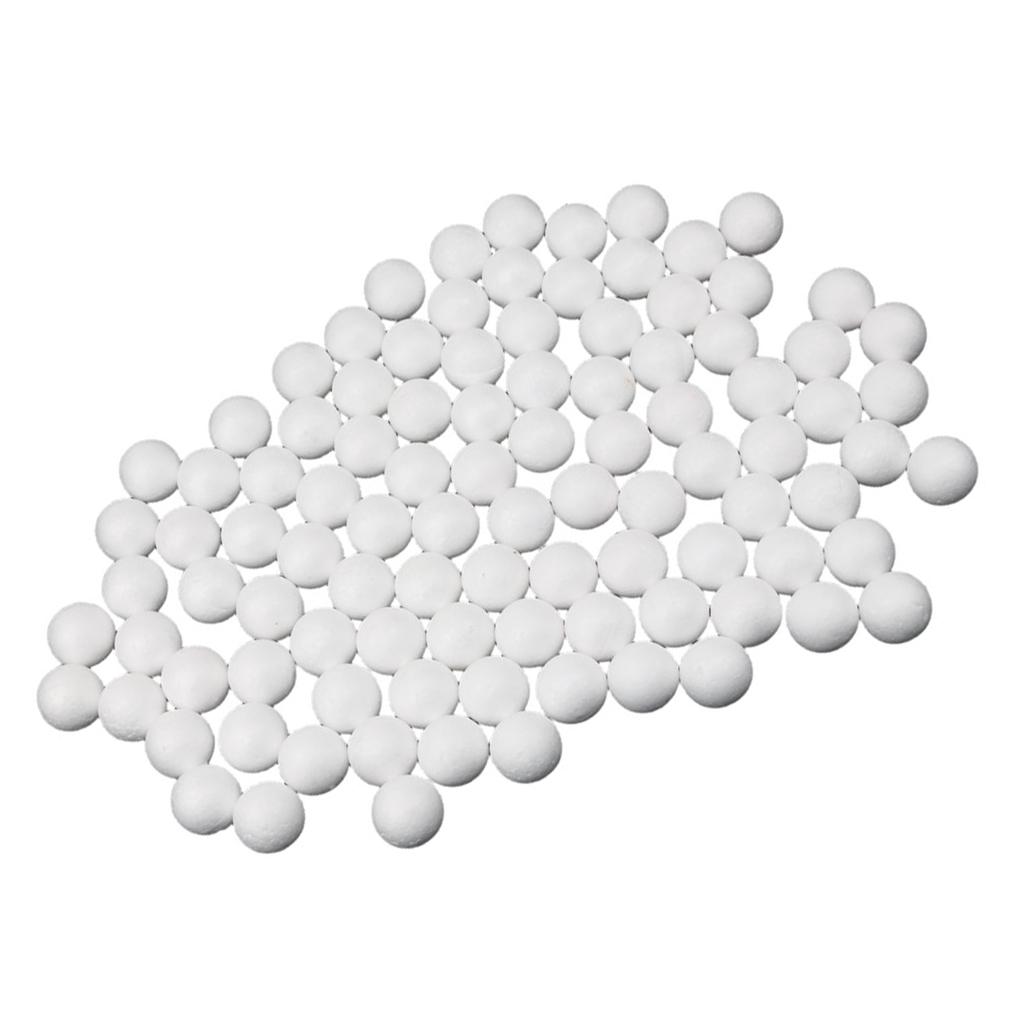 White Foam Balls, Polystyrene Craft Decoration Balls for Model Making, Decoration,