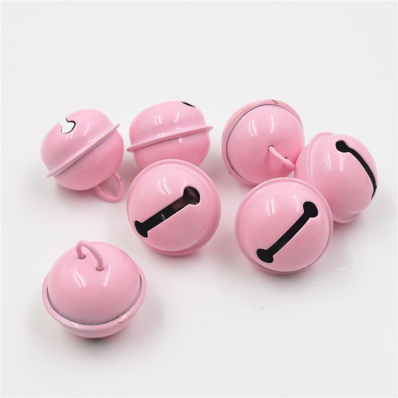 Diy Jewelry Material Accessories 22Mm Candy Color, Triangular Hook Iron Wire Round Bell, Keychain Bag Pendant.