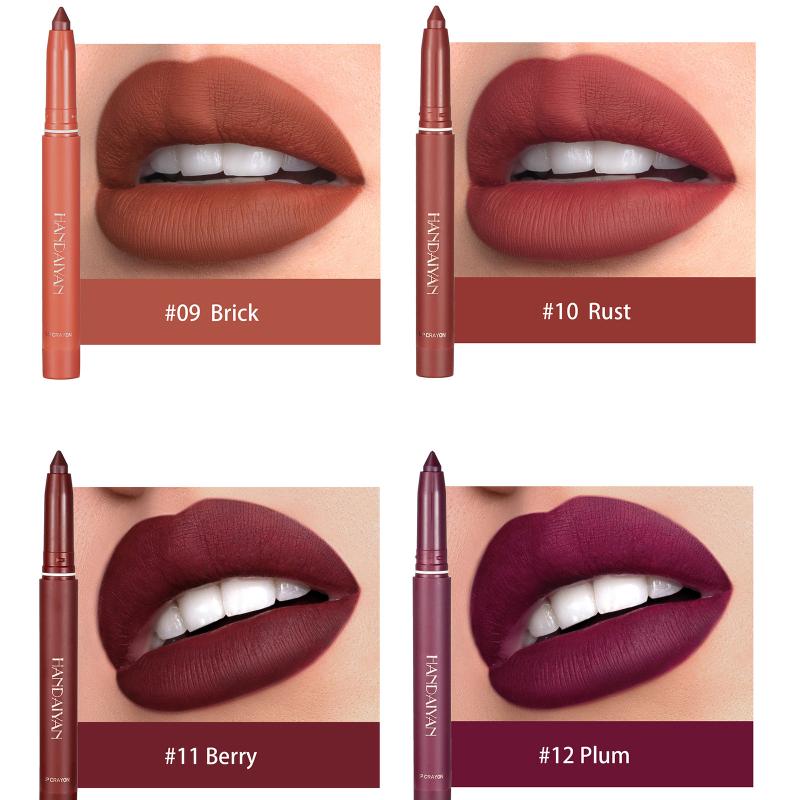 Es ist nicht leicht zu verblassen und an der Tasse zu kleben. Lippenstiftstift Matt Lipliner