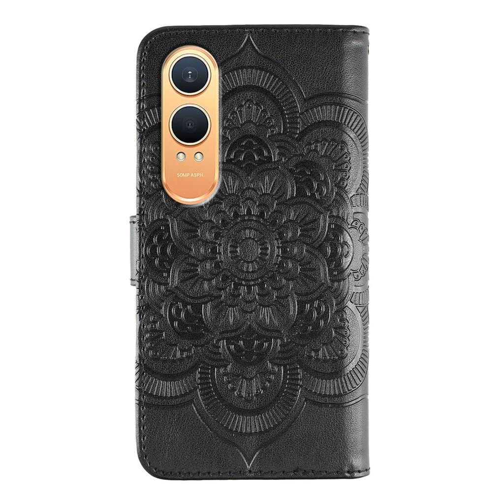 For OnePlus Nord CE4 Lite 5G Case PU Leather Mandala Imprinted Design Wallet Phone Cover