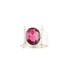 Natural Pink Rubellite Gemstone 925 Sterling Silver Jewelry Handmade Women Ring RR-22-19