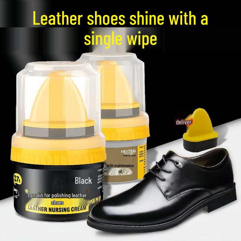 High-Grade Universal Leather Shoe Polish - 3 Bottles: Black Maintenance & Care