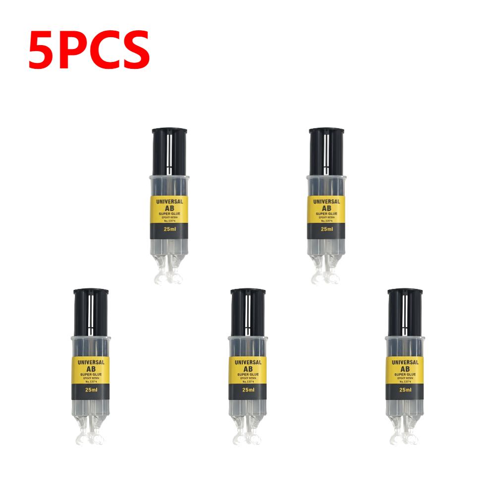 Universal Epoxy Resin AB Glue for Glass Metal Ceramic Woodworking Waterproof Repair Strong Adhesive Glue Super Liquid Glue 25ML