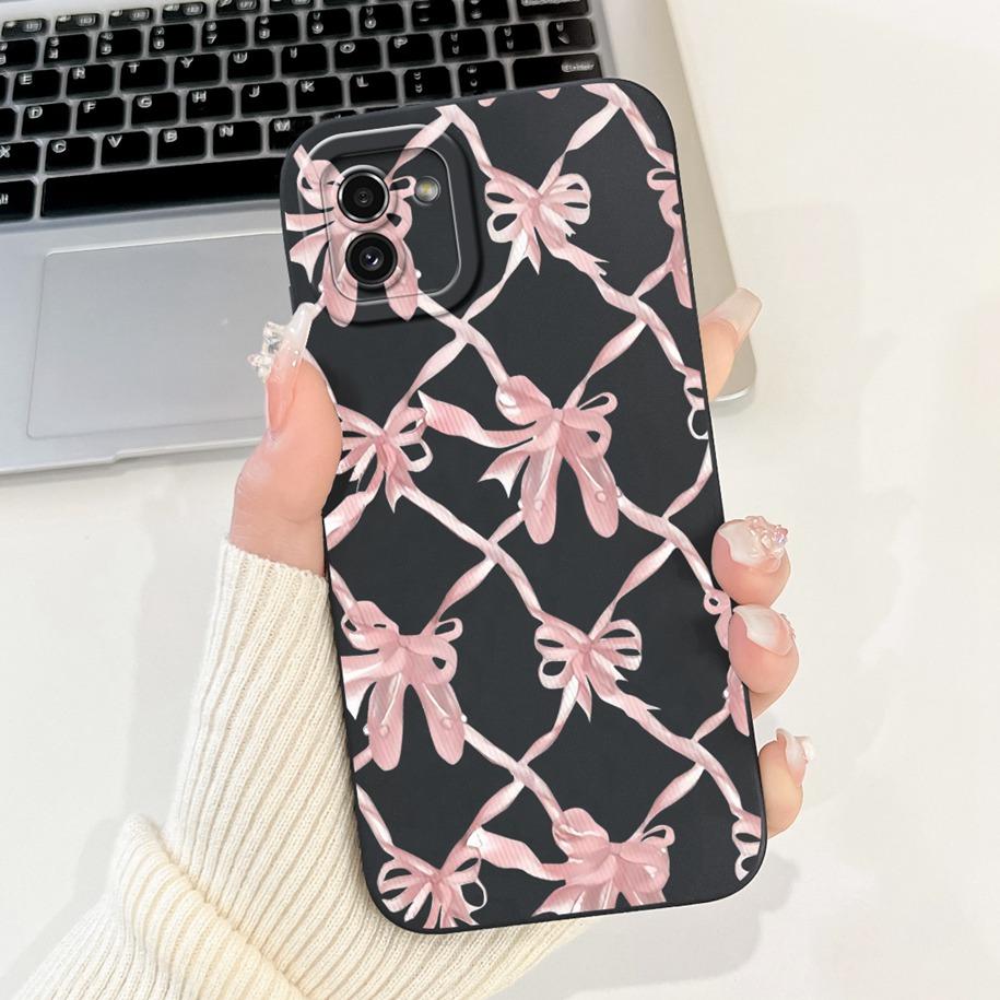 For Samsung Galaxy A03 Case SM-A035F Silicone Cover Popular Flower Lens Protective Bumper For Samsung A03 4G A 03 GalaxyA03 Capa