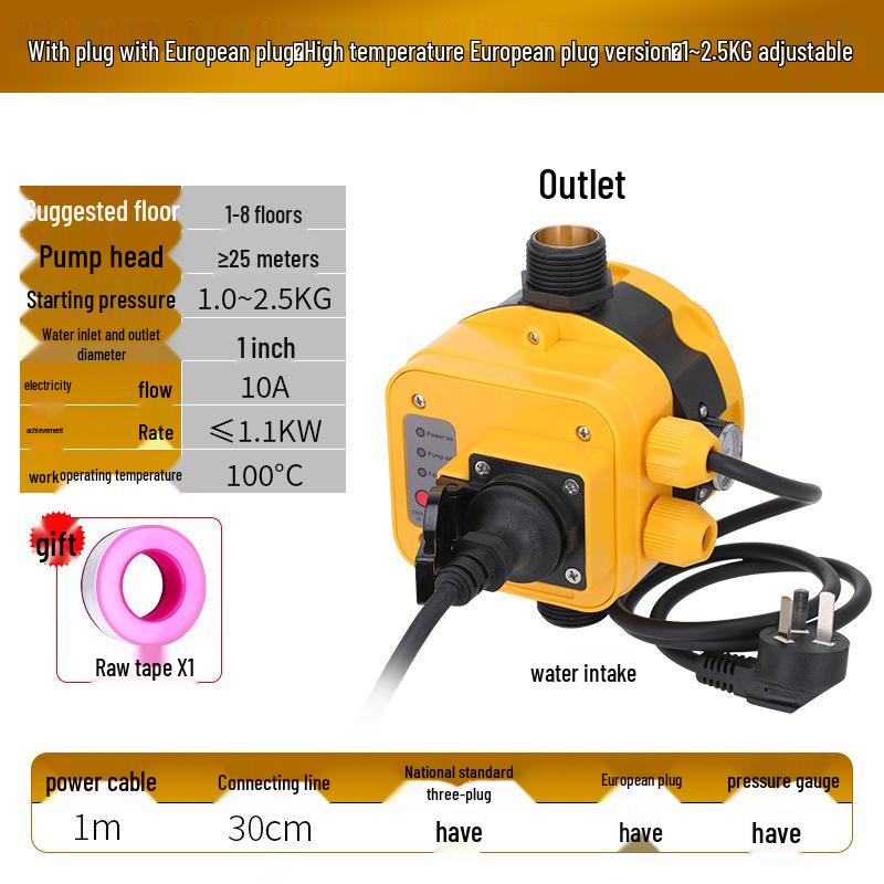 Automatischer elektronischer Druckschalter Wasserpumpe – Intelligente Wasserflusssteuerung und Haushaltspumpenschutz