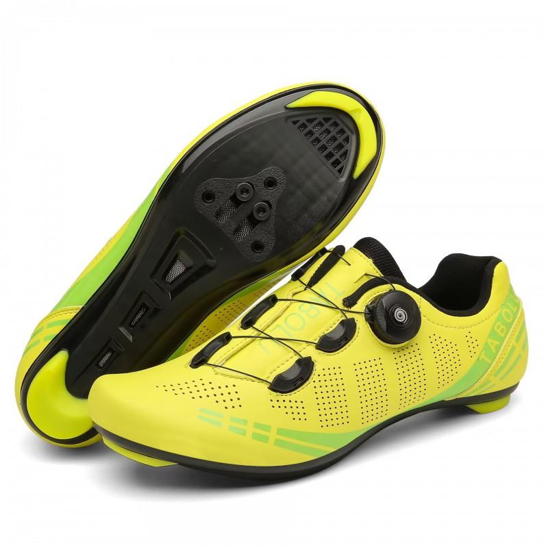 All-Season Mountain Road Cycling Shoes Men Women Breathable Rigid Sole Clipless Compatible