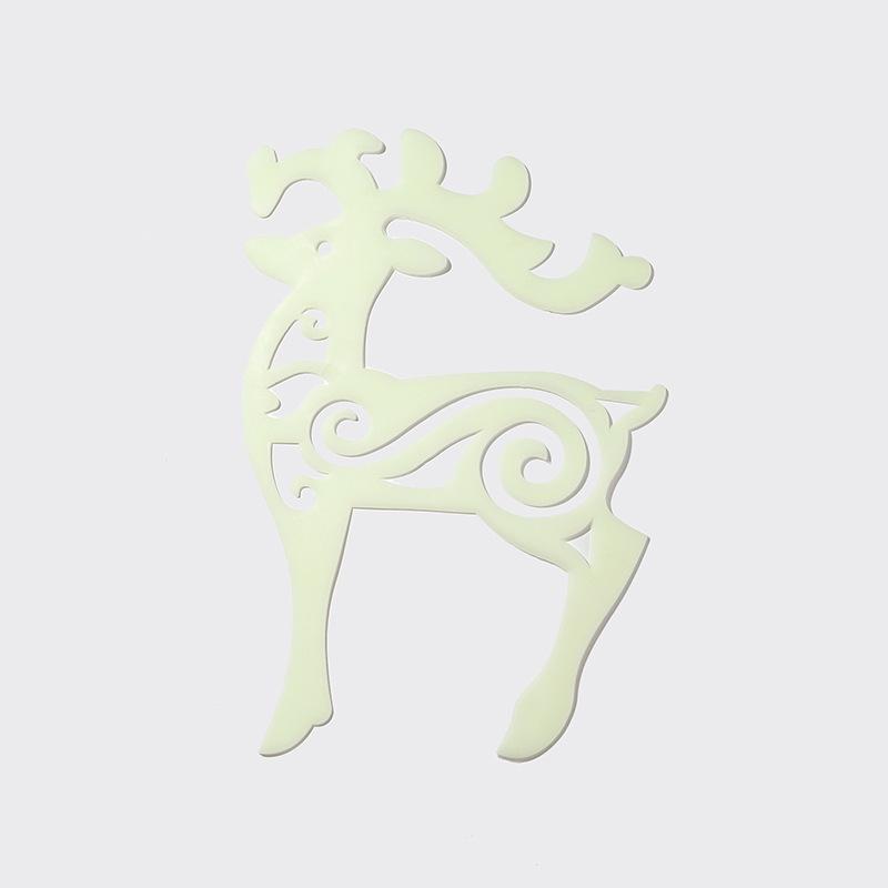 

Luminous Christmas Decorations Elk Clock Santa Claus Multi Purpose Hanging Pendant Merry Christmas Decoration Resin Material