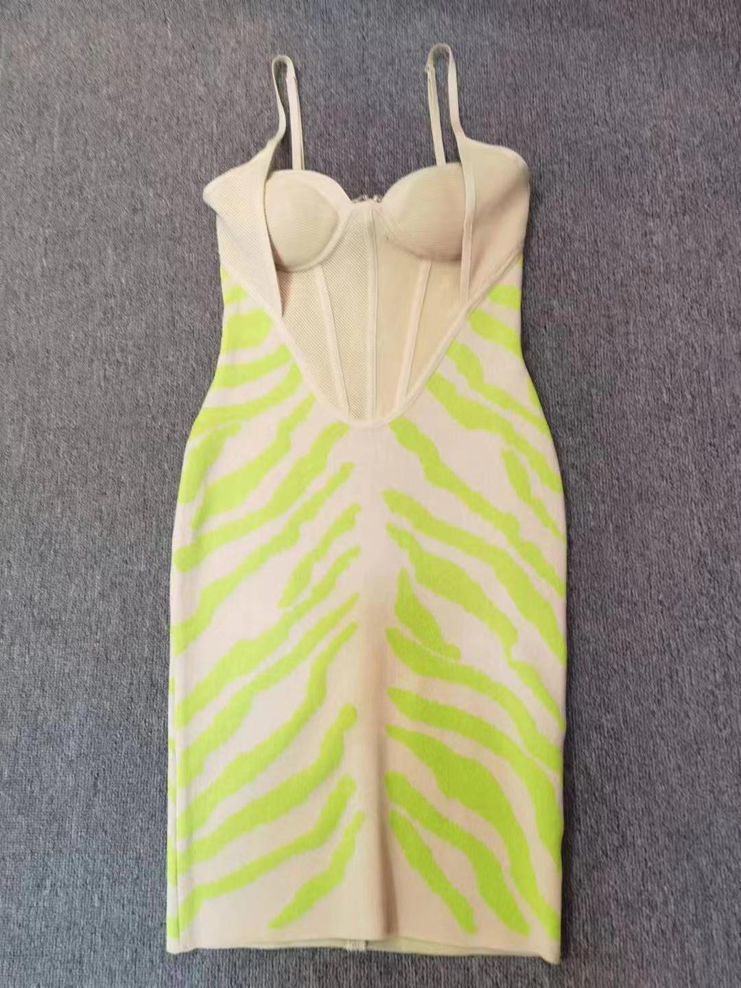 

Европейская и американская мода, цветной блок, бандажное, без рукавов, с открытой спиной, платье-халтер Large жёлтый