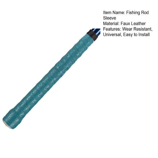 Fishing Rod Grip Anti-slip Waterproof Easy Operation Fishing Pole Sleeve Wrap Tube Protective Cover Fishing Accessories
