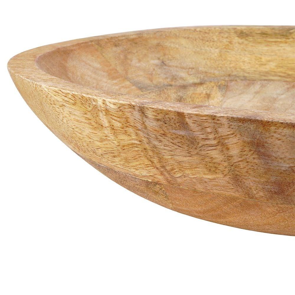 Wooden Bowl Basket For Fruits, Vegetables, Salads, Snacks, Dishes 1.5L
