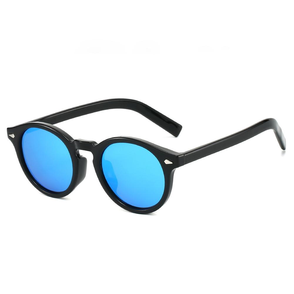 Retro Circular Polarized Sunglasses 2025 Men Women Steampunk Vintage Round Sun Glasses Trend Brand Designer UV400 Goggles Shades