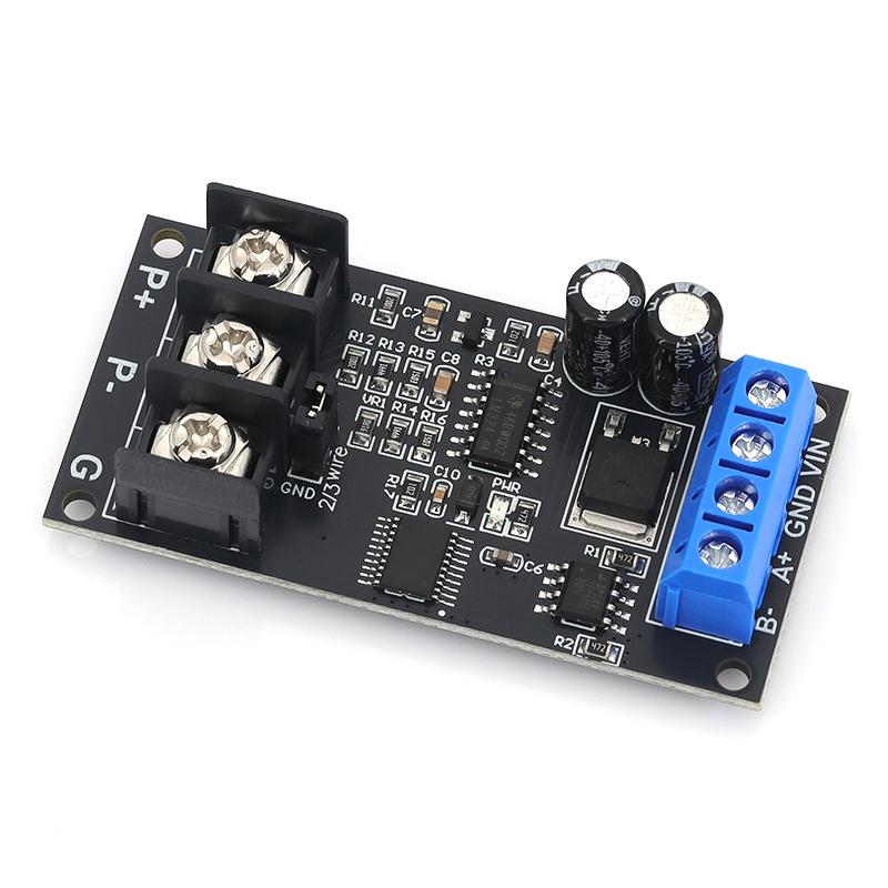 PT100/RTD/Thermocouple Temperature Transmitter Module with RS485 MODBUS RTU Interface, Wide Voltage DC 8-25V