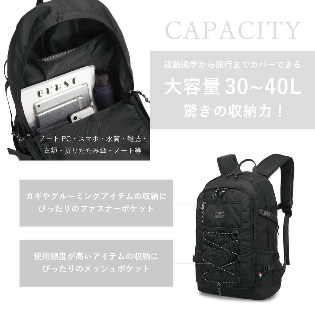 [Used In TV Dramas] [Guccio] Large Capacity Backpack for Women, Casual, Outdoor, Lightweight, Water Repellent, for Commuting, School, A4, Travel,