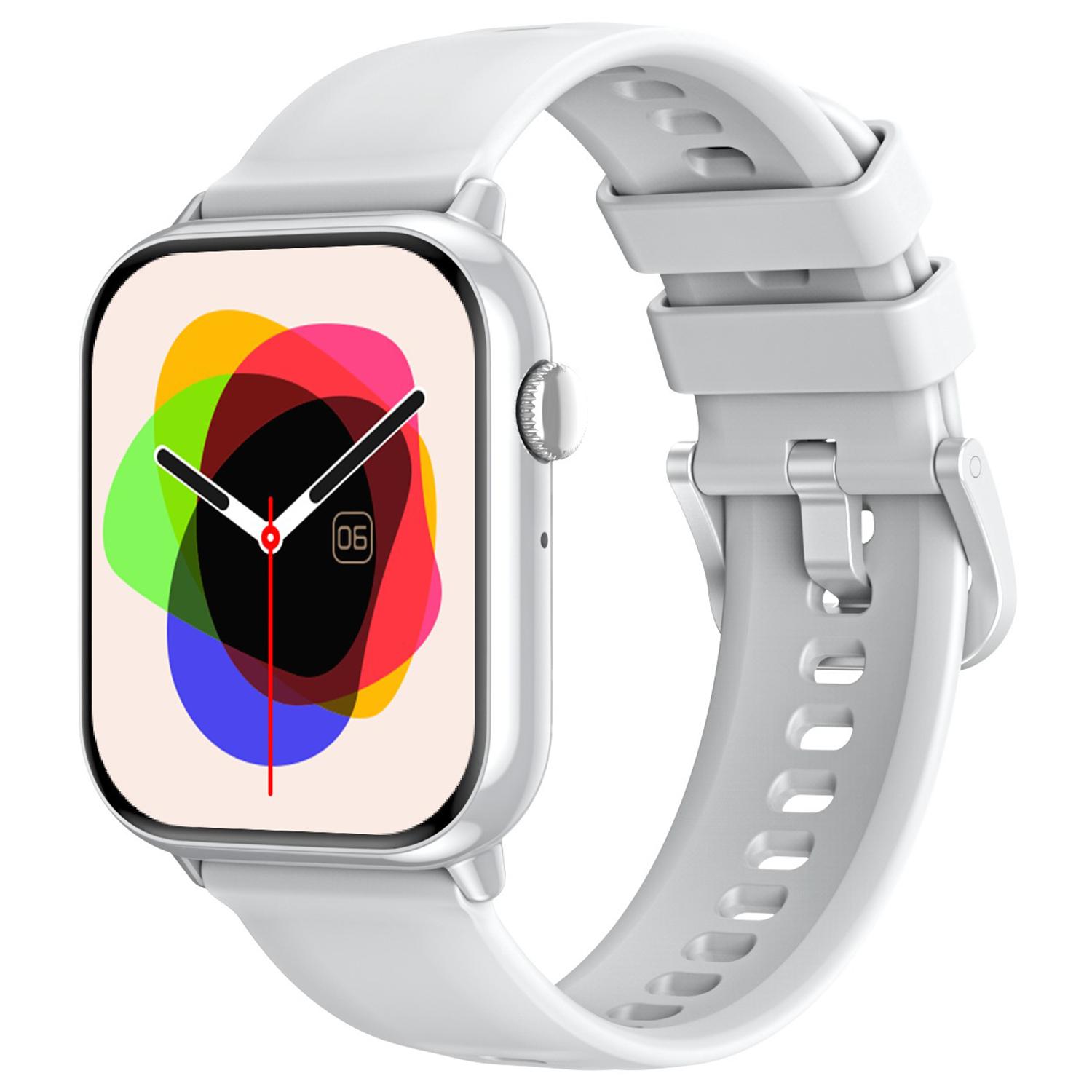 

HD15 1,75-дюймовий сенсорний екран Жіночий водонепроникний смарт-годинник з підтримкою Bluetooth-дзвінків Фітнес-трекер Смарт-браслет Silver