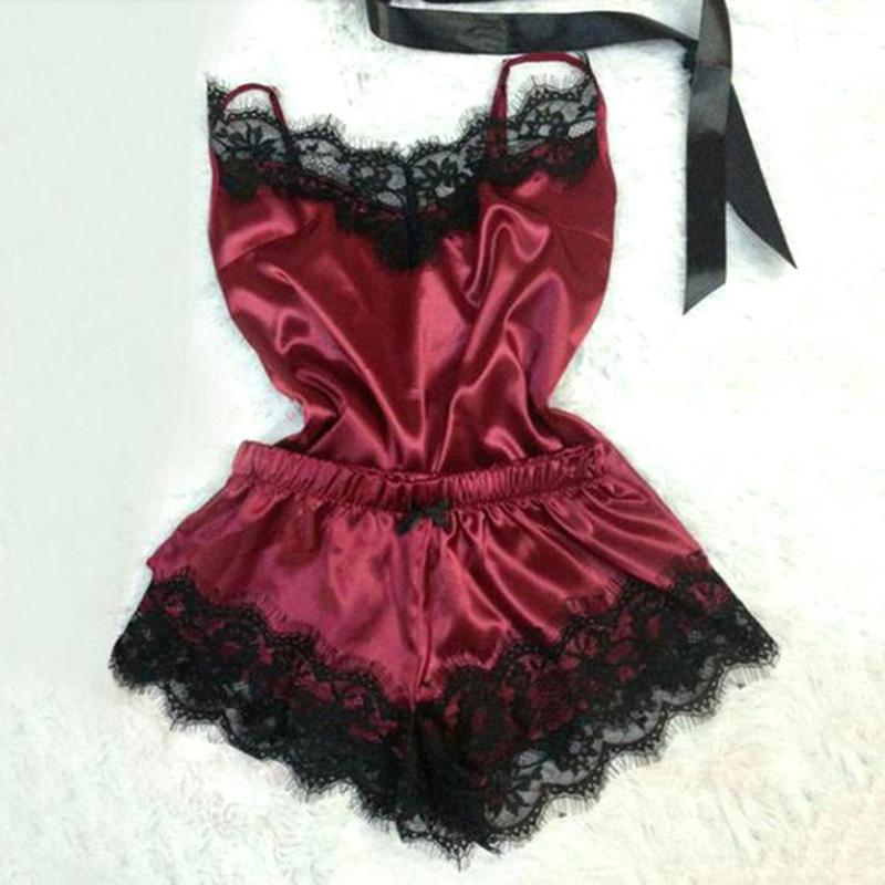 Simulated Silk Nightgown Plus Size Home Underwear Nightdress