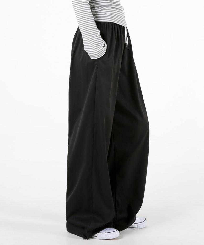 UMM Women'S Four Seasons Wide Pants With Drawstring Hem 5 Colors