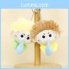 Adorable Porte-clés Peluche Poupée Marron Nez qui coule Aimable Coton PP Peluche Courte