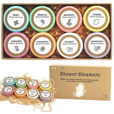 Cross-Border Exclusive: Aromatherapy Bath Salt Balls with Dried Flower Essential Oils - 30g, 8-Piece Gift Box