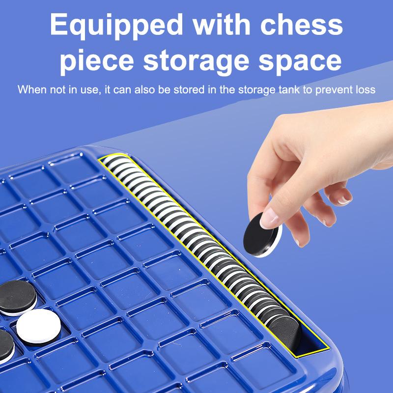 Overturn Chess Black White Chess Board Parent Child Interactive Party Two-Player Battle Tabletop Game Thinking Reasoning Toy