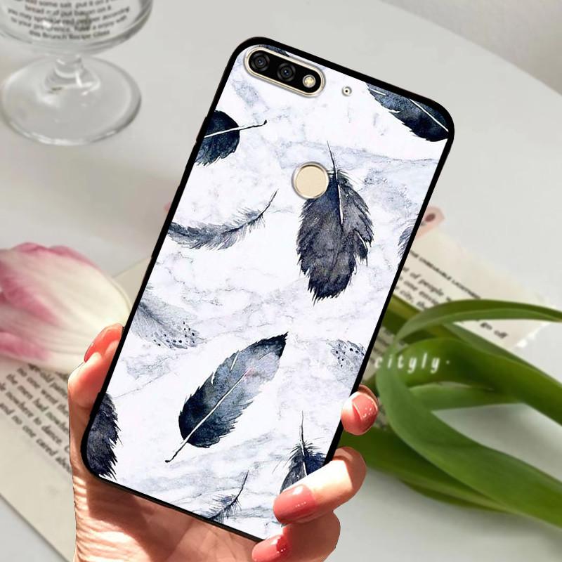 For Huawei Honor 7C Pro Case LND-L29 Silicone Shockproof Soft TPU Phone Cover For Huawei Honor 7C 5.99" Funda Honor7CPro Cartoon