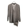 Long Sleeve Knit Cardigan XS Gray Women Used