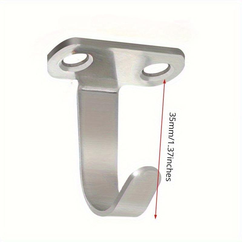 5PCS Stainless Steel Long Lasting Ceiling Hooks For Hanging Ornament Hooks Top Hangers Cloth Easy Home Hardware