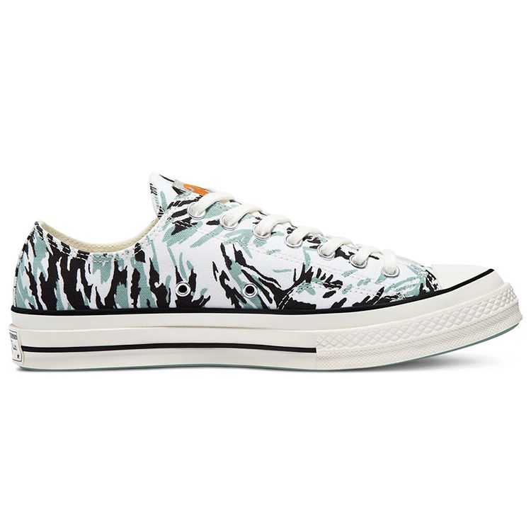 Converse Carhartt WIP x Chuck 70 Low Hinterland Unisex Sneakers White Granite-Green Black 171238C