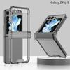 Wireless Charging Case For Samsung Galaxy Z Flip 5 Flip5 Clear Soft Cover For Samsung ZFlip5 Z Flip5 Funda Case Protective Coque