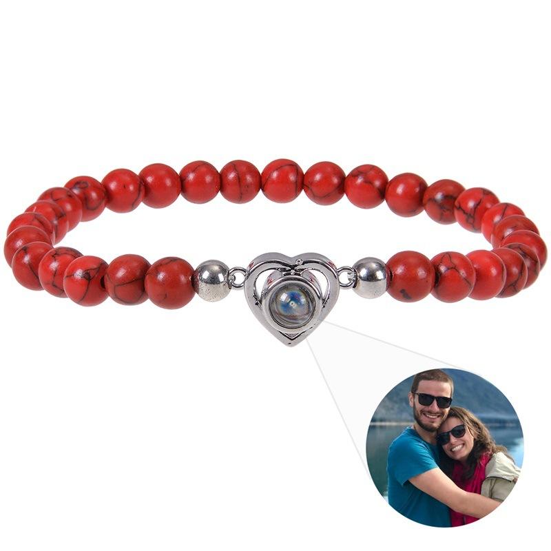 JYL TS Bracelet Bohemian Glass  Guanyin Charm Invites Divine Blessings