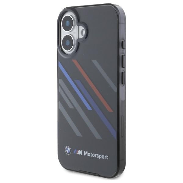 Bmw Bmhcp16M23Htrak Iphone 16 Plus 6.7  Czarny/Black Hardcase Motorsport Iml Random Stripes