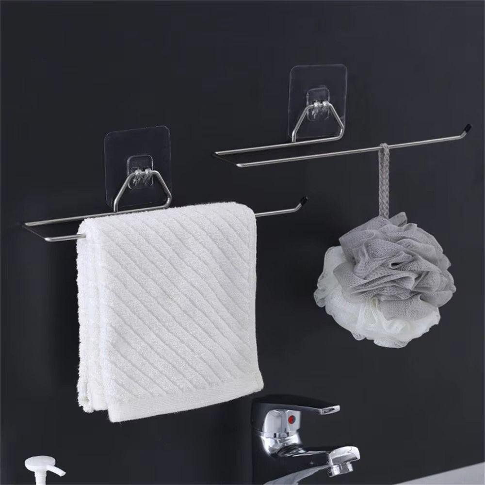 Self Adhesive Toilet Paper Holder Toilet Accessories Towel Roll Paper Holder New Home Organizer