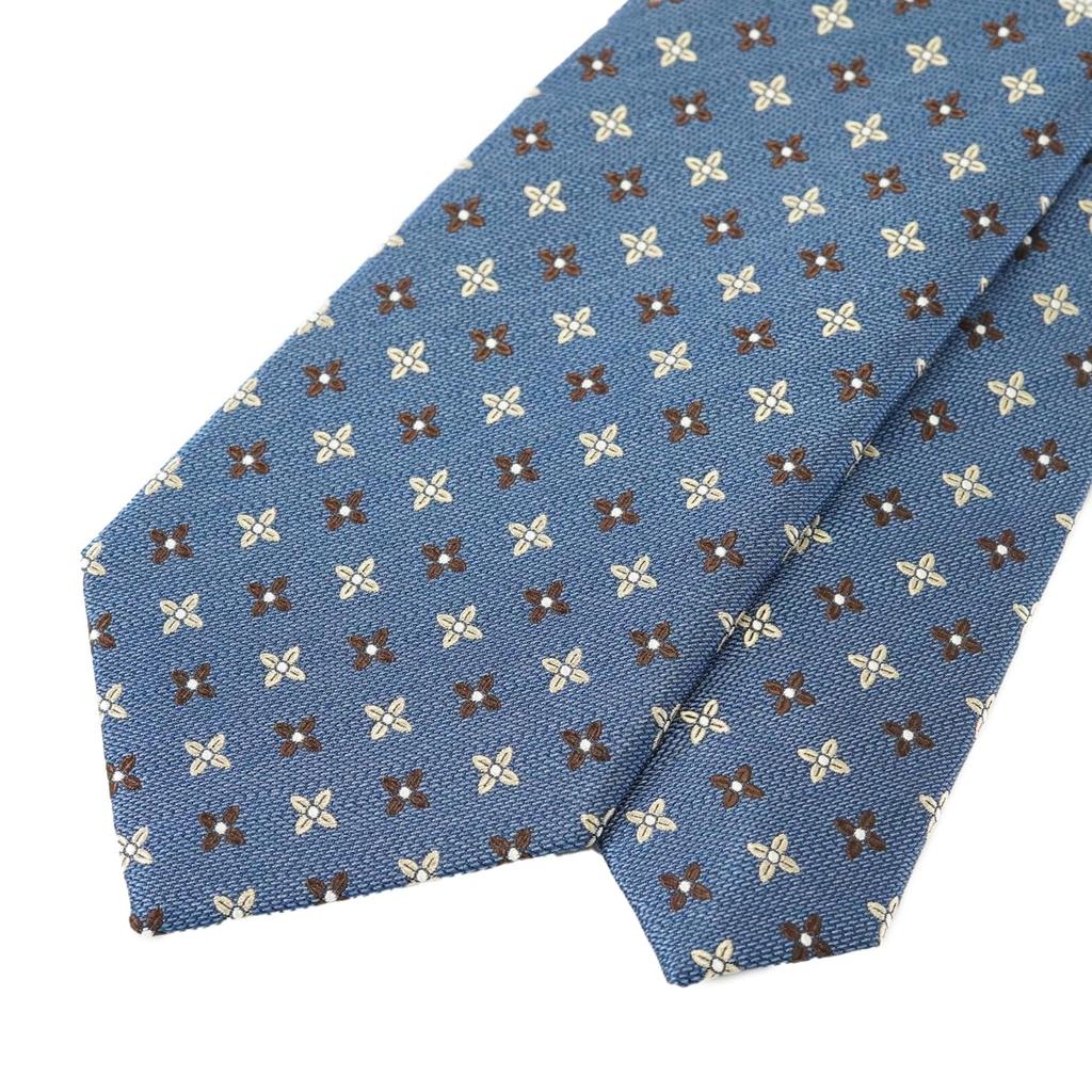 [WIC DESIGN  TUSSAH SILK (Tussah Silk) Small Pattern Tie]