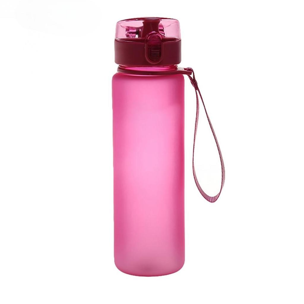 Water Bottle Frosted Leakproof Outdoor Travel Sports Water Cup