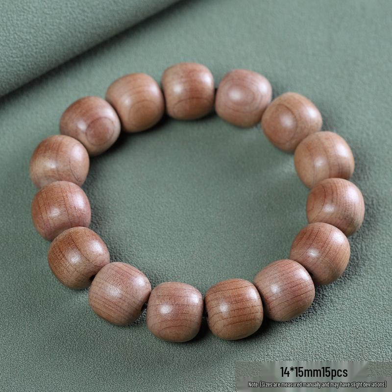 Blood Cypress Multi-Strand Prayer Beads Bracelet - Handmade Rosary & Unisex Cultural Accessory