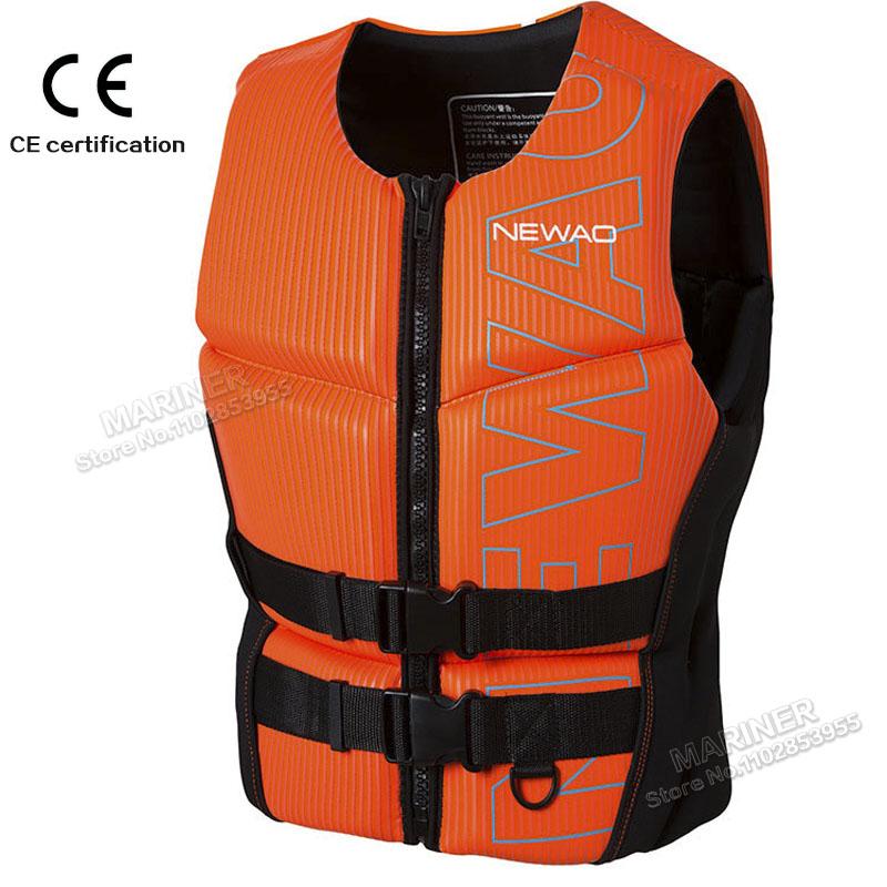 

Рятувальний жилет Wakesurf Comp Vest, сертифікований CE, неопреновий рятувальний жилет для вейк-серфінгу, але чудово підходить для всіх інших водних видів спорту S (Weight-40-50 KG)