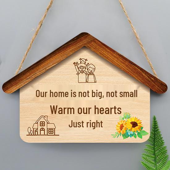 Creative Welcome Home Hanging Sign for Entryway