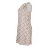 Ärmelloses Neckholderkleid mit Metall-Print für Damen