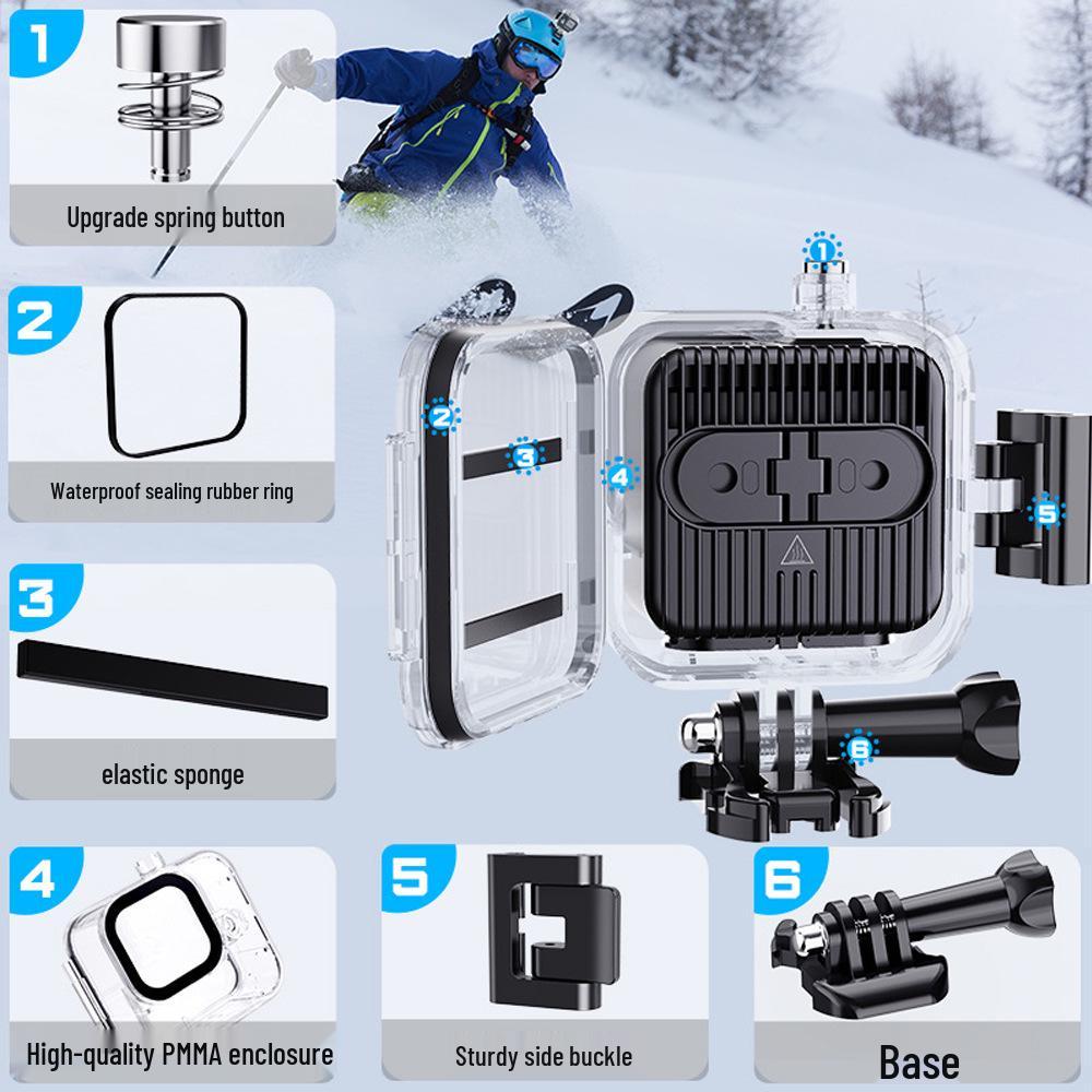 Custodia subacquea impermeabile GoPro HERO 11 Mini per fotografia subacquea